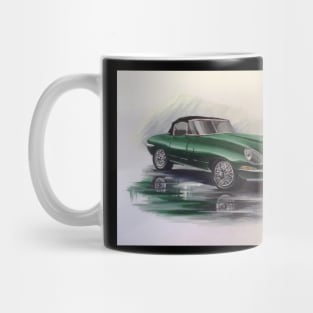 Iconic E Type Jaguar Mug